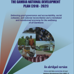 The Gambia National Development Plan Cover Page