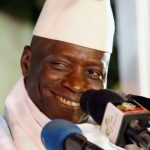 Former President Yahya Jammeh on 21st Janaury 2017–the Day he was forced to leave office by thret of military invasion by Ecowas